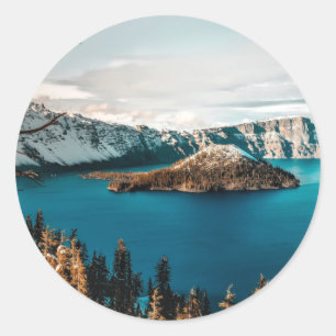 Adesivo Lago Crater do sul do Oregon 