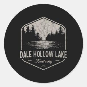Adesivo Lago Dale Hollow Kentucky ao Ar Livre Vintage