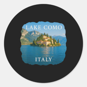 Adesivo Lago de Como Itália Férias Bellagio Verão Italiano