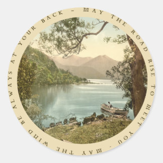 Adesivo Lago de Kerry Irlanda com o Irish Proverb Sticker