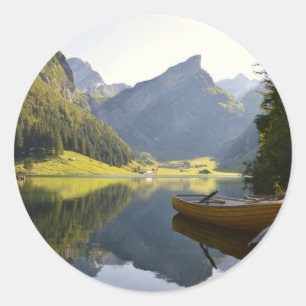 Adesivo Lago de montanha alpina na Suíça