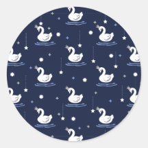 Lago Encantado - Graceful Swan Pattern Design