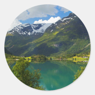 Adesivo Lago Floen cênico, Noruega