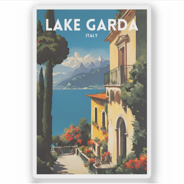 Adesivo Lago Garda (Frente)