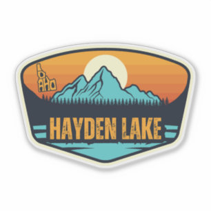 Adesivo Lago Hayden, Idaho 