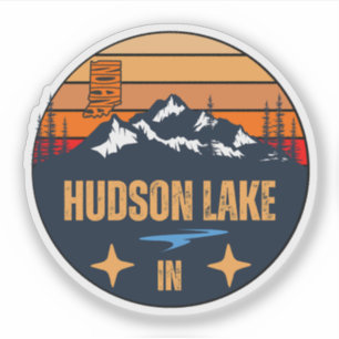 Adesivo Lago Hudson, Indiana