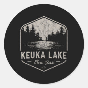 Adesivo Lago Keuka Nova York Ao Ar Livre Vintage