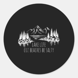 Adesivo Lago Life Cuz Praias Salty Engraçado Camp Adv