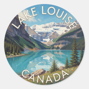 Adesivo Lago Louise Canadá Lago de Montanha Turquesa