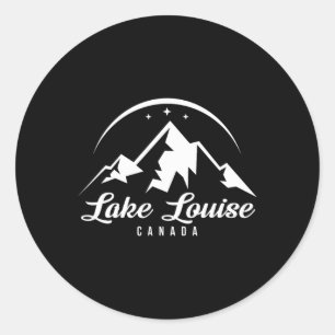 Adesivo Lago Louise Canada Ski Resort Skiting Snowboard