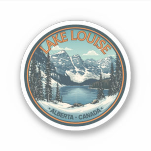 Adesivo Lago Louise Canadá Viagem Presente Parque Nacional