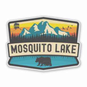 Adesivo Lago Mosquito, Alasca