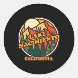 Adesivo Lago Nacimiento California Mountain Hiking