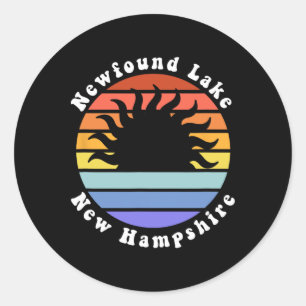 Adesivo Lago Newfound New Hampshire Nascer do Sol Férias e