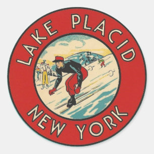 Adesivo Lago Plácido, Nova Iorque - Sticker