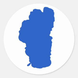 Adesivo Lago Simples Tahoe Sticker redondo
