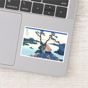 Adesivo Lago Suwa na província de Shinano