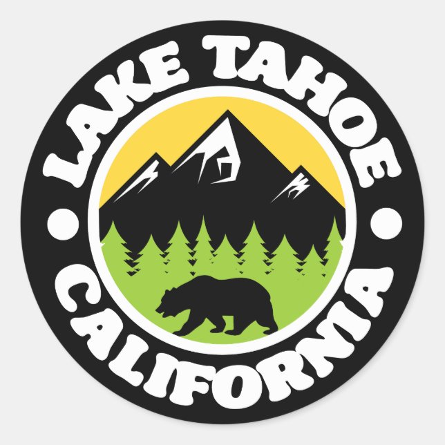Adesivo Lago Tahoe, Califórnia (Frente)