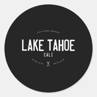 Adesivo Lago Tahoe California - Esqui Em Descanso