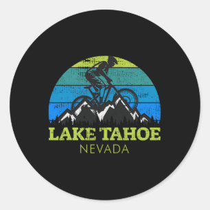 Adesivo Lago Tahoe Nevada Mountain Biking Mtb Souv Suvenir