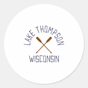 Adesivo Lago Thompson Wisconsin Outdoors Antigo 