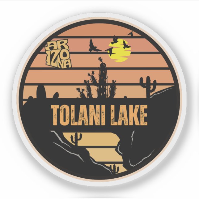 Adesivo Lago Tolani, Arizona (Frente)