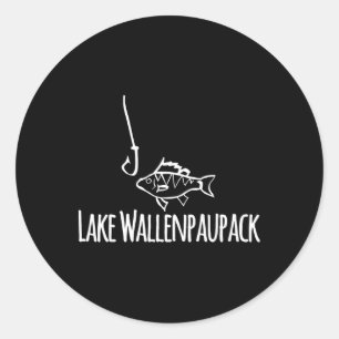 Adesivo Lago Wallenpaupack Peixe Bonito Bobo Gancho de Pes