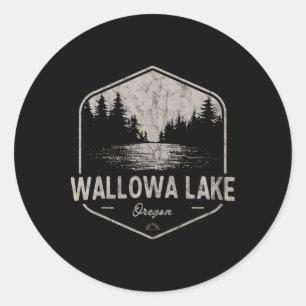 Adesivo Lago Wallowa Oregon Ao Ar Livre Vintage