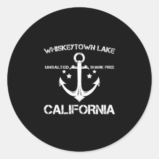 Adesivo Lago Whiskeytown Califórnia pesca engraçada acampa