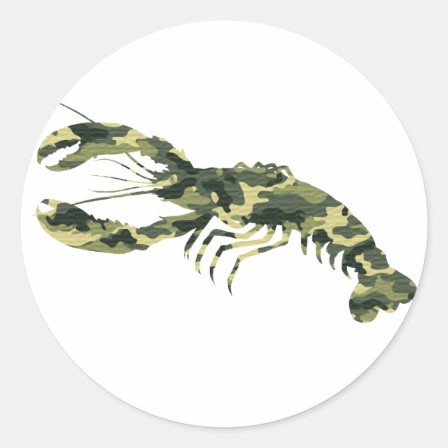 Adesivo Lagosta de Camouflage Silhouette (Frente)