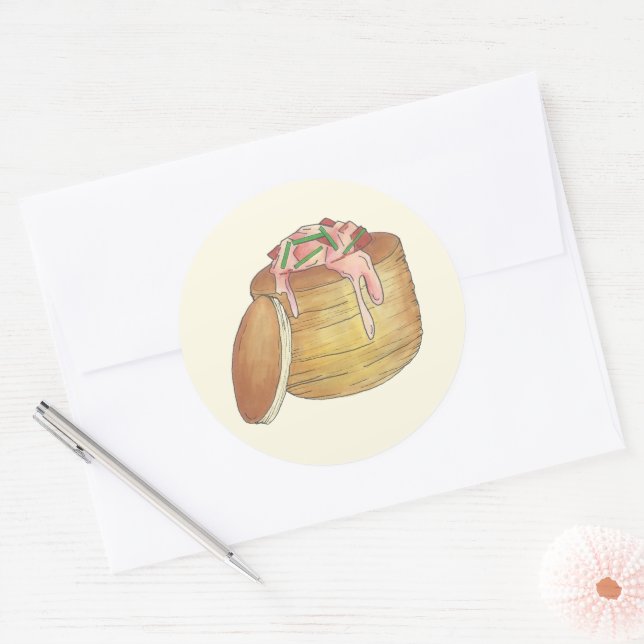 Adesivo Lagosta Newberg Retro Seafood Vol-Au-Vent (Envelope)