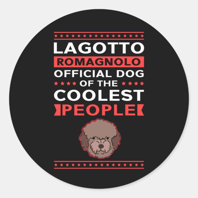 Adesivo Lagotto Romagnolo Dog Owner (Frente)