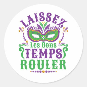 Adesivo Laissez Les Bons Temps Rouler Mardi Gras