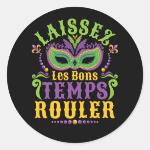 Adesivo Laissez Les Bons Temps Rouler Mardi Gras