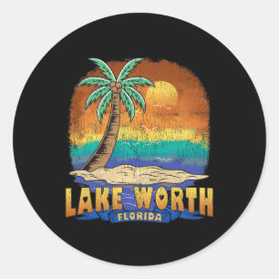 Adesivo Lake Worth Florida Vintage aflita Souvenir