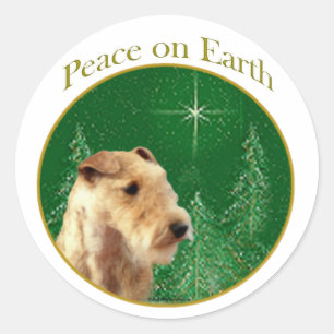 Adesivo Lakeland Terrier Peace