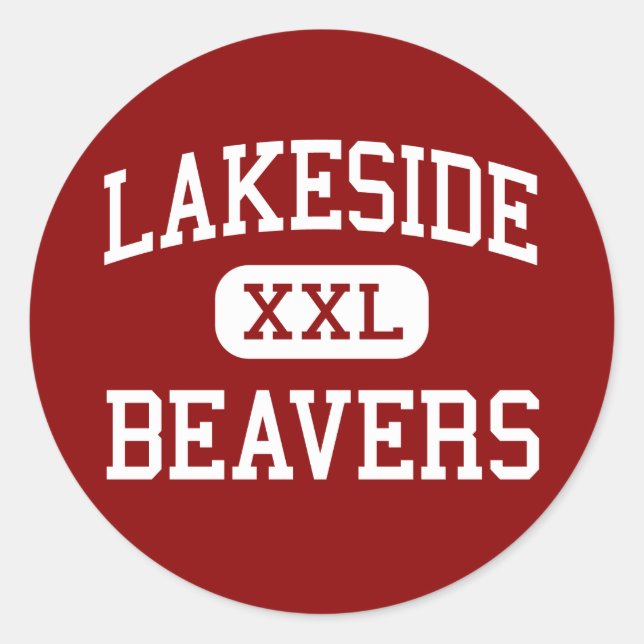 Adesivo Lakeside - Beavers - High - Lake Village Arkansas (Frente)
