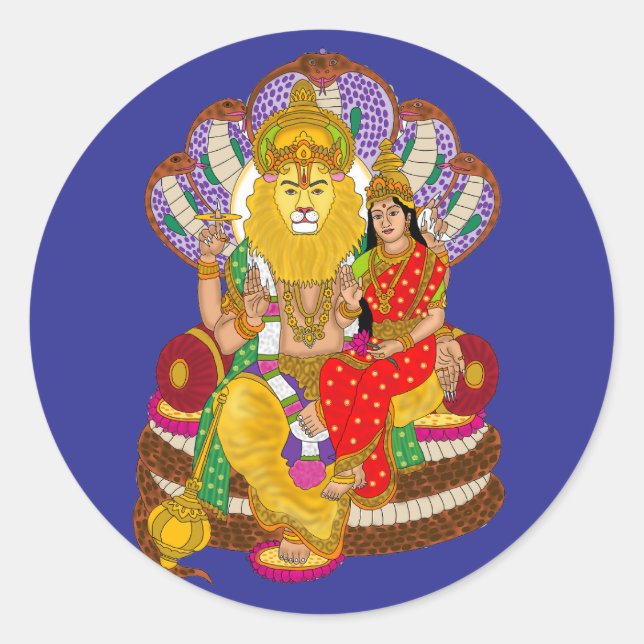 Adesivo Lakshmi Narasimha (Frente)