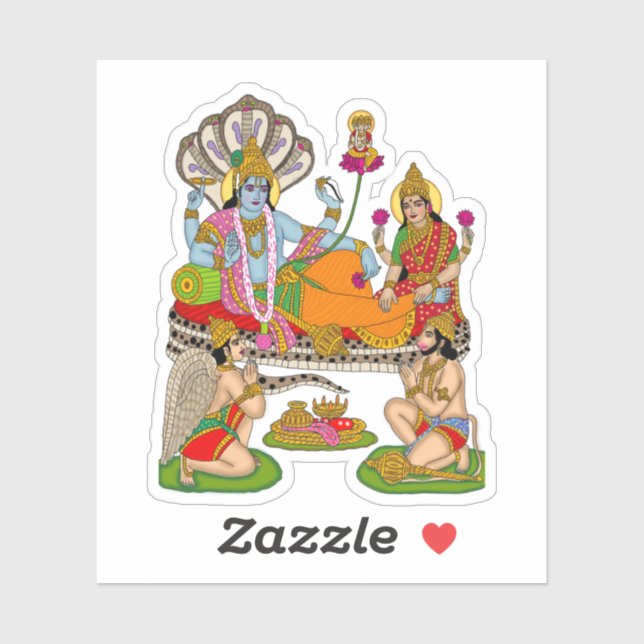 Adesivo Lakshmi Narayan Sticker (Folha)