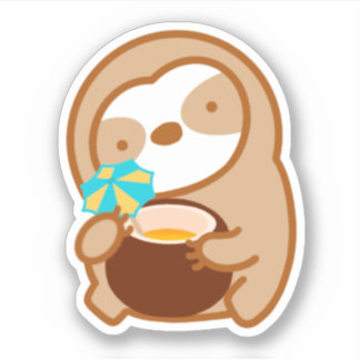 Adesivo Lama de Bebidas de Coco Gástricas do Havaí