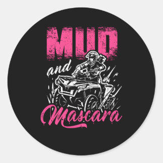 Adesivo Lama E Máscara 4X4 Atv Quad Biker De 4 Rodas