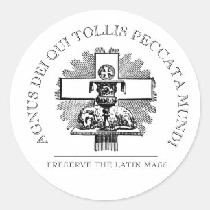 ADESIVO LAMA TRADICIONAL DE MASSA LATINA CATÓLICA DE DEUS