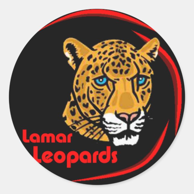 Adesivo Lamar Leopards Stickers - Pequeno (Frente)