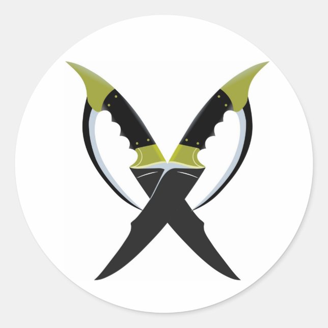 Adesivo Lâminas cruzadas (Frente)