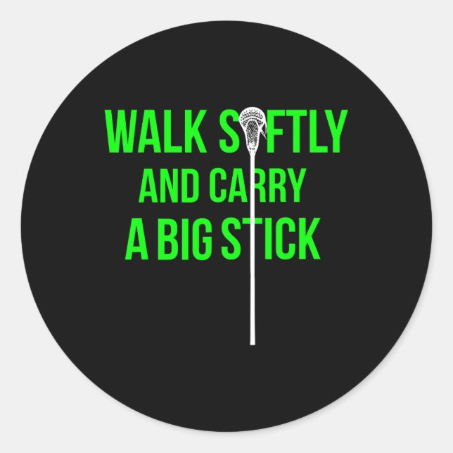 Adesivo Lâmpada de defesa de Neon Lacrosse de Longo Pau Mi (Frente)