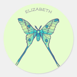 Adesivo Lâmpada Magia - Arte Sobre Borboleta