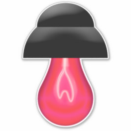 Adesivo Lâmpada vermelha