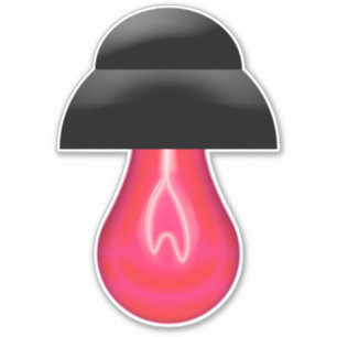 Adesivo Lâmpada vermelha