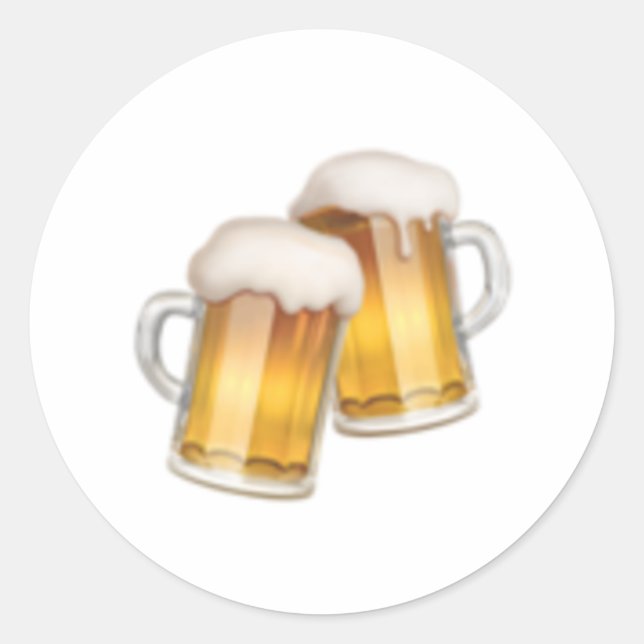 Adesivo Lâmpadas De Cerveja Piscantes - Emoji (Frente)