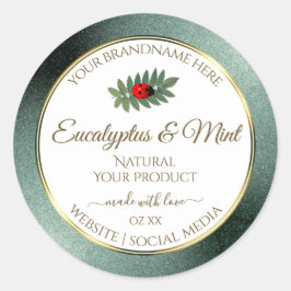 Adesivo Lâmpadas Escuras Láteas Brancas do Produto Etiquet